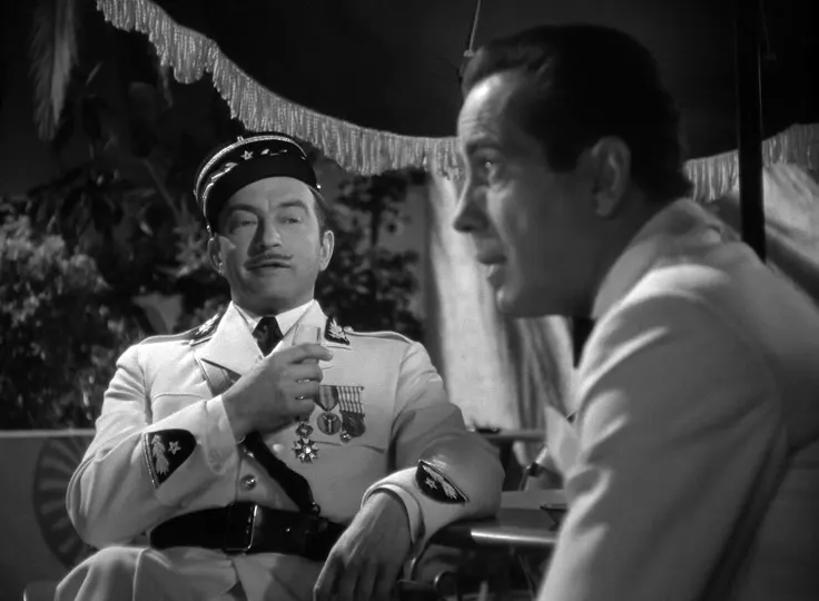 Casablanca Movie Moment - Humphrey Bogart and Claude Rains