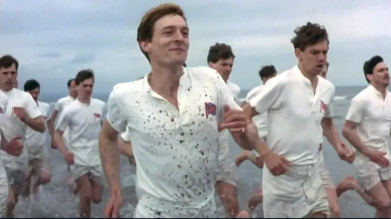 Chariots Of Fire Running On Beach Scene