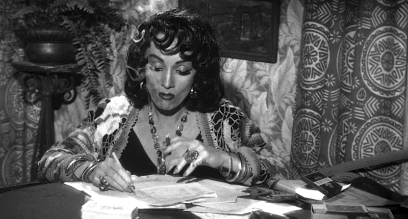 Marlene Dietrich As Tanya in Touch Of Evil