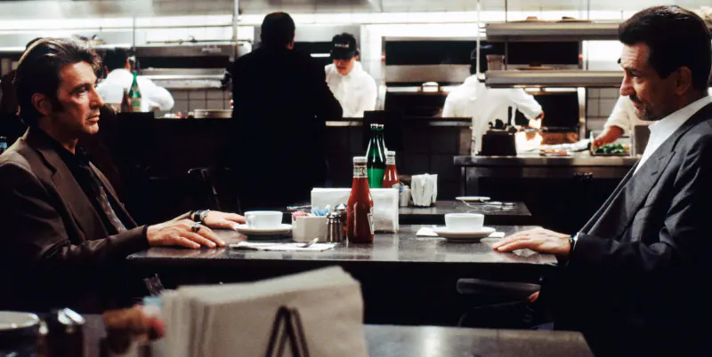 Al Pacino and Robert De Niro Coffee Scene in Heat